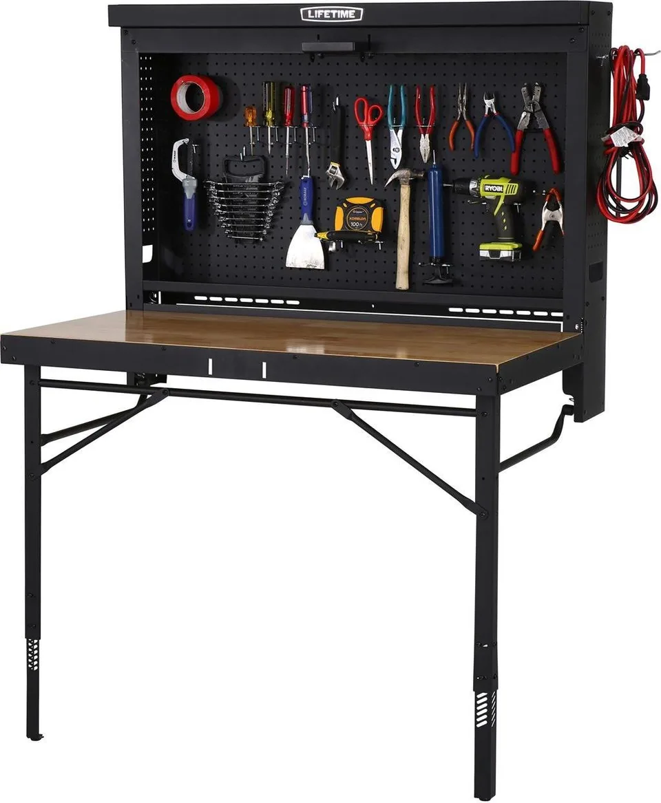 Lifetime Wand-Werkbank, schwarz (80421)