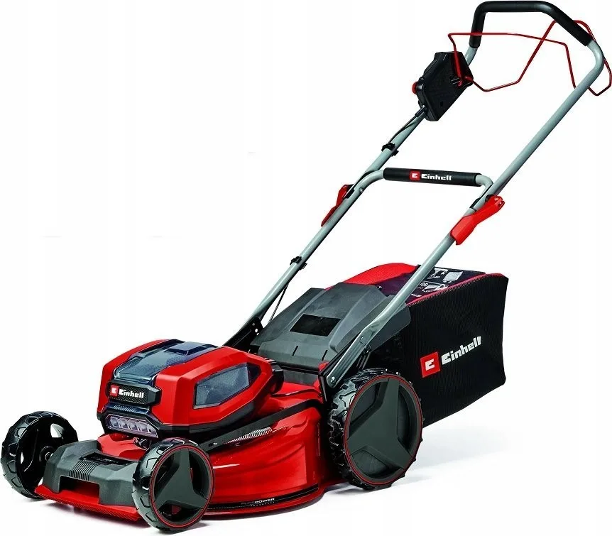 Einhell Professional Akku-Rasenmäher GP-CM 36/52 S Li BL, 36 Volt (2×18 Volt) (rot/schwarz, 4× Li