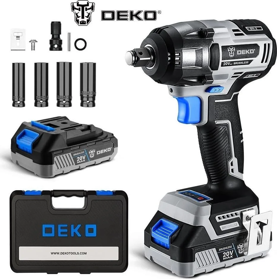 Deko-Schlagschrauber DKBW20XL01-S3 20 V 1/2"