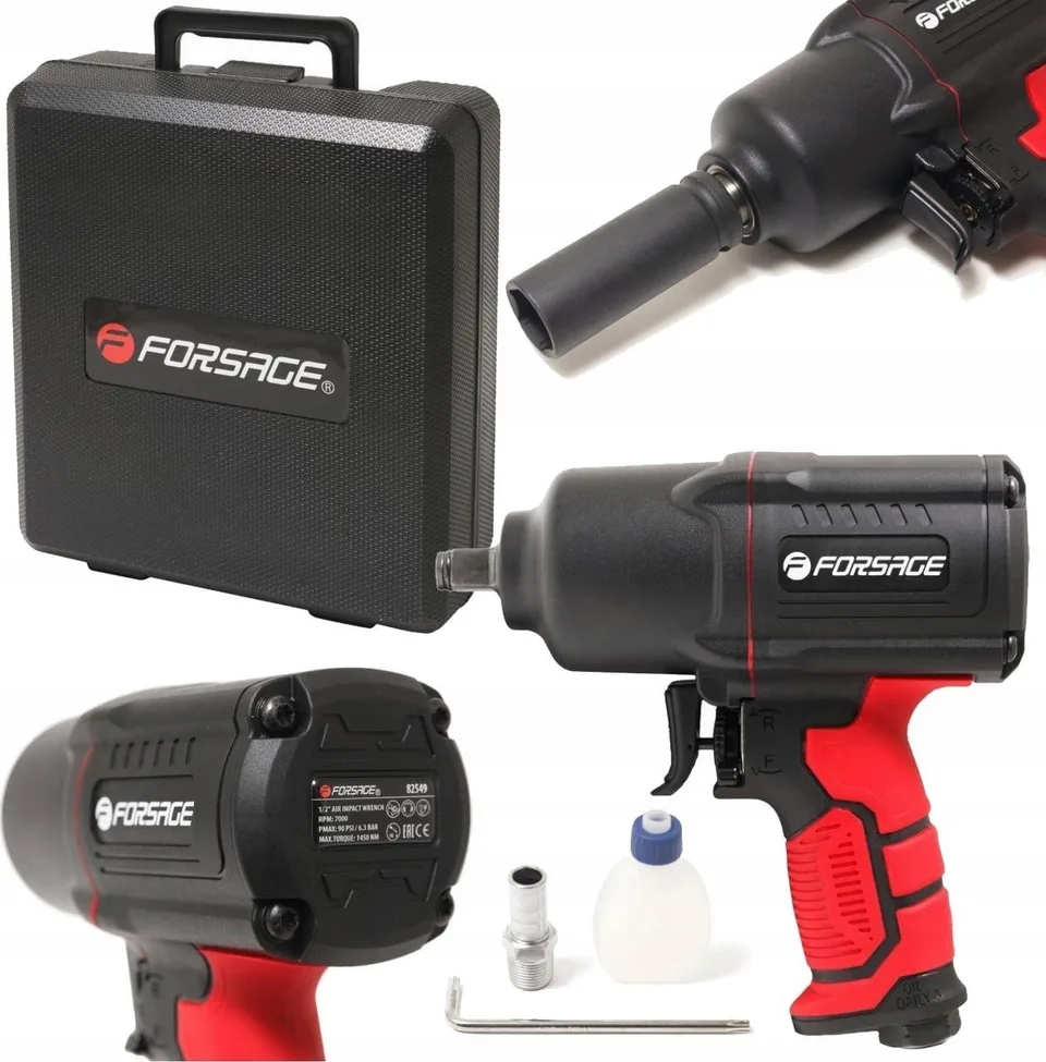 Forsage Schlagschrauber – Druckluft-Schlagschrauber TWIN HAMMER 1450 Nm 1/2"
