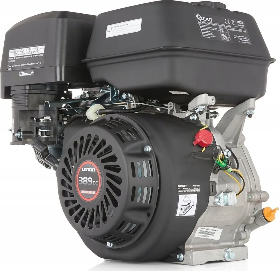 Geko-Aggregat, Verbrennungsmotor 13 PS, Loncin G390F, 25 mm (Handstart) (1)