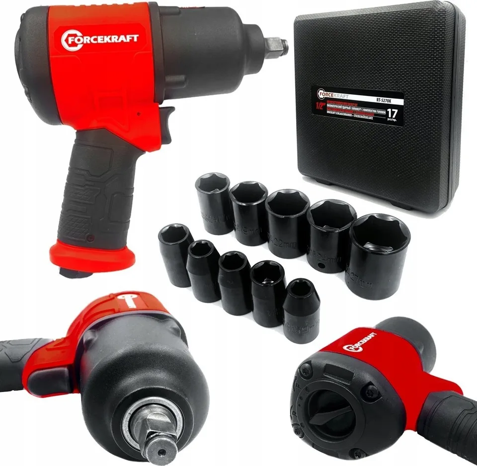 Forcekraft Schlagschrauber – Druckluft-Schlagschrauber TWIN HAMMER 720 Nm 1/2"