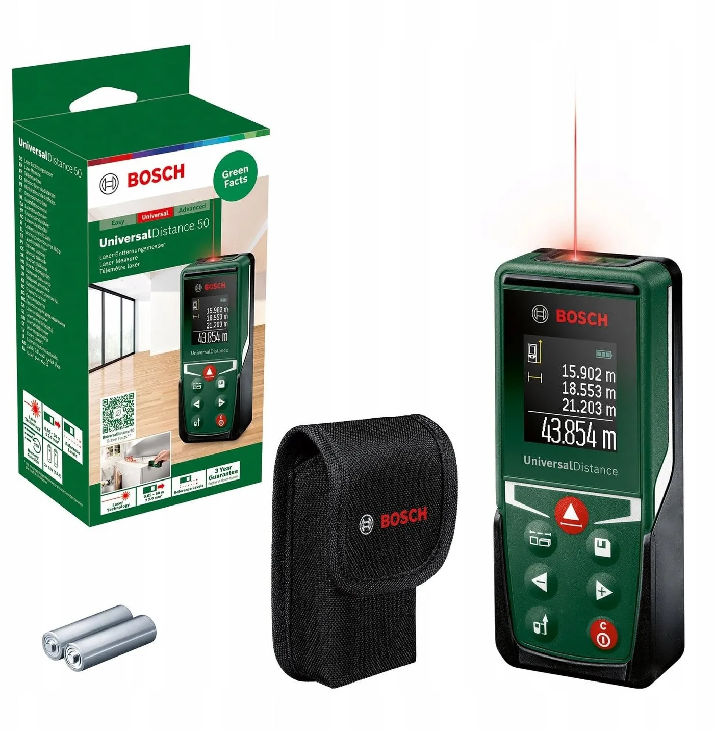 LASER-ENTFERNUNGSMESSER UNIVERSALDISTANCE 50