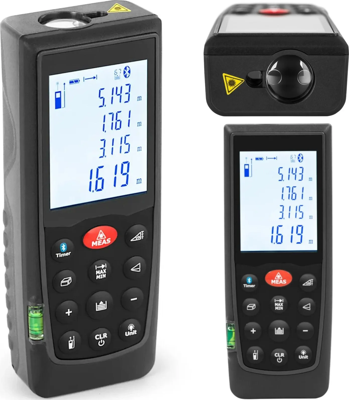 Steinberg Laser-Entfernungsmesser Bluetooth-Entfernungsmesser 70 m / 1,5 mm Laser-Entfernungsmesser Bl