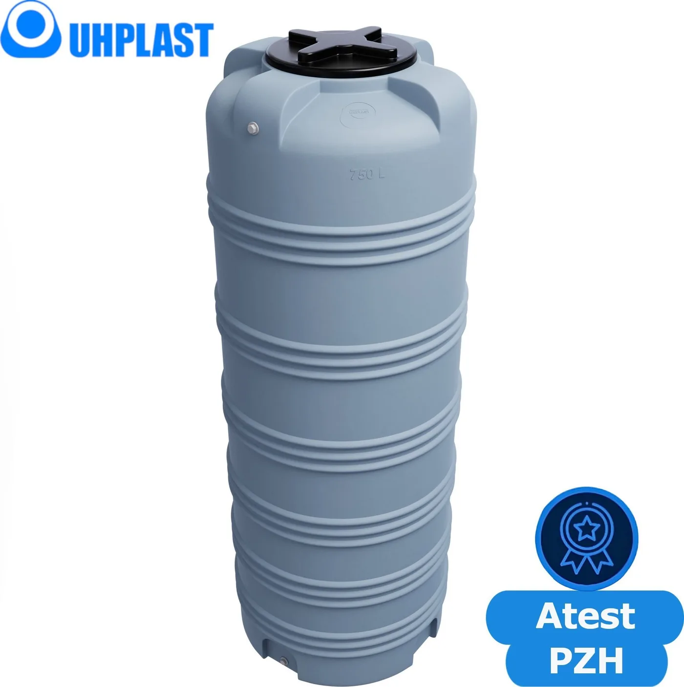 UHP Wassertank 750 l UHP VERTICON HIGH V-750 Grau