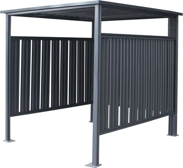 Westmann Westmann Stahl-Fahrradunterstand Anthrazit 203 x 180 x 210 cm