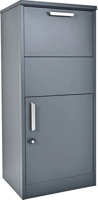 Westmann Westmann Stahl-Paketbox Pepe Anthrazit 50 x 39 x 114 cm