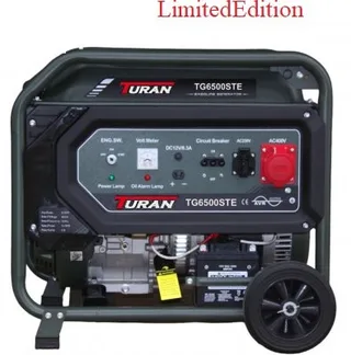 Benzin-Generator Turan TG6500STE Limited Edition, 5,5 kW max., AVR, 230 V/400 V