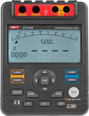 Uni-T Isolationswiderstandsmessgerät Uni-T UT513A