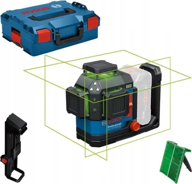 Bosch Kreuzlinienlaser GLL 18V-120-33 CG, grün, 35 m