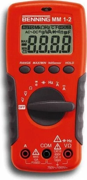 Benning Multimeter BENNING MM 1-2, digital, mit Zubehör