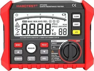 Habotest Erdungswiderstandsmessgerät Habotest HT2302