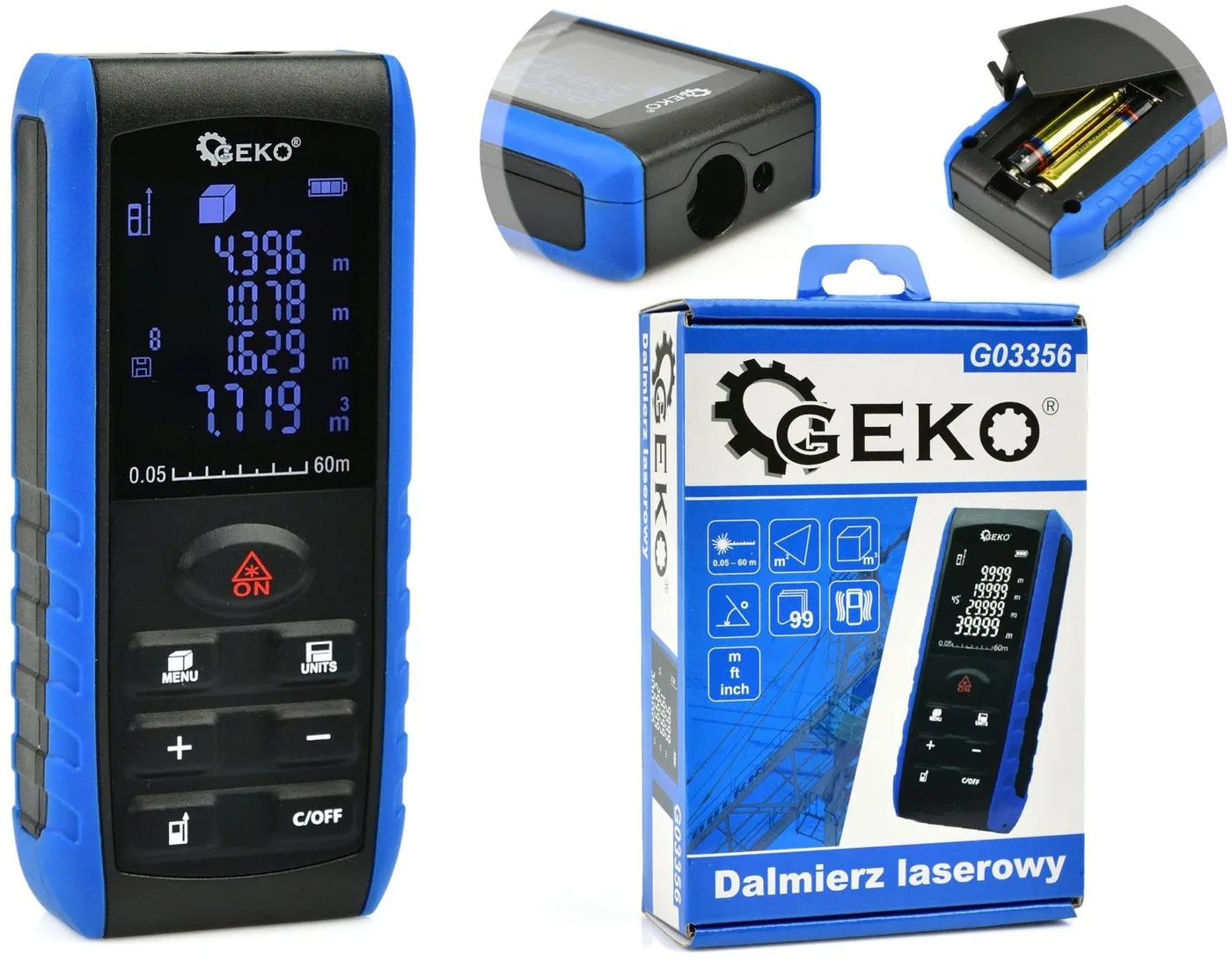 Laser-Entfernungsmesser 60 m LCD HD (40)