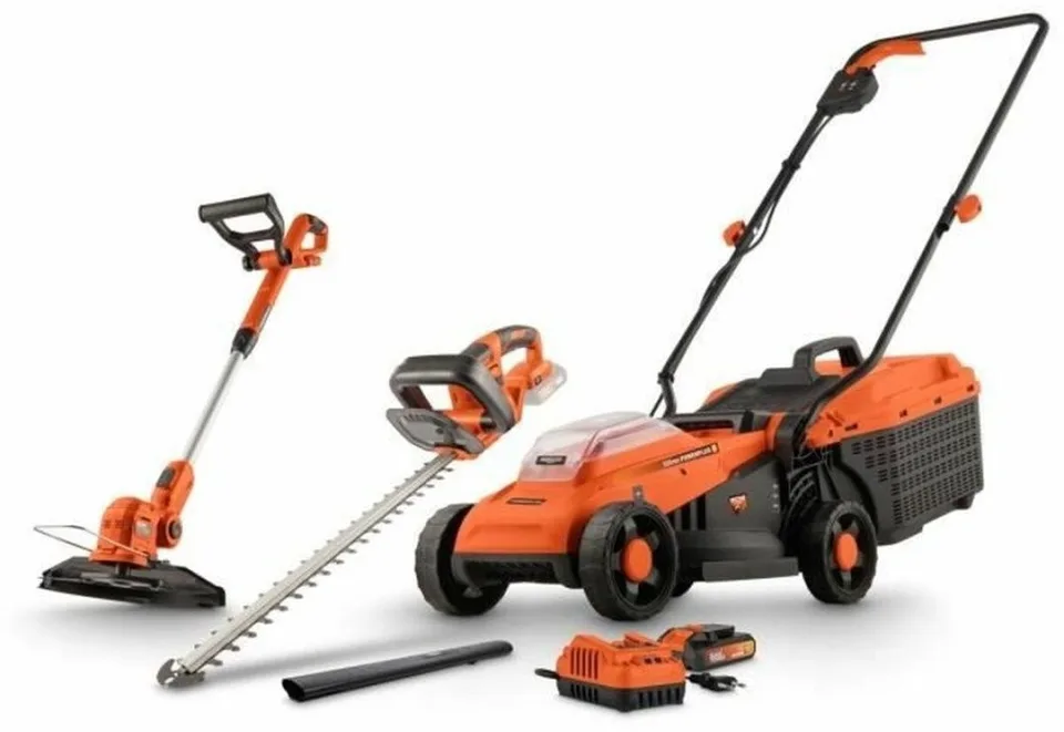Powerplus POWDPGBOX25 20-V-Rasenmäher, 33 cm