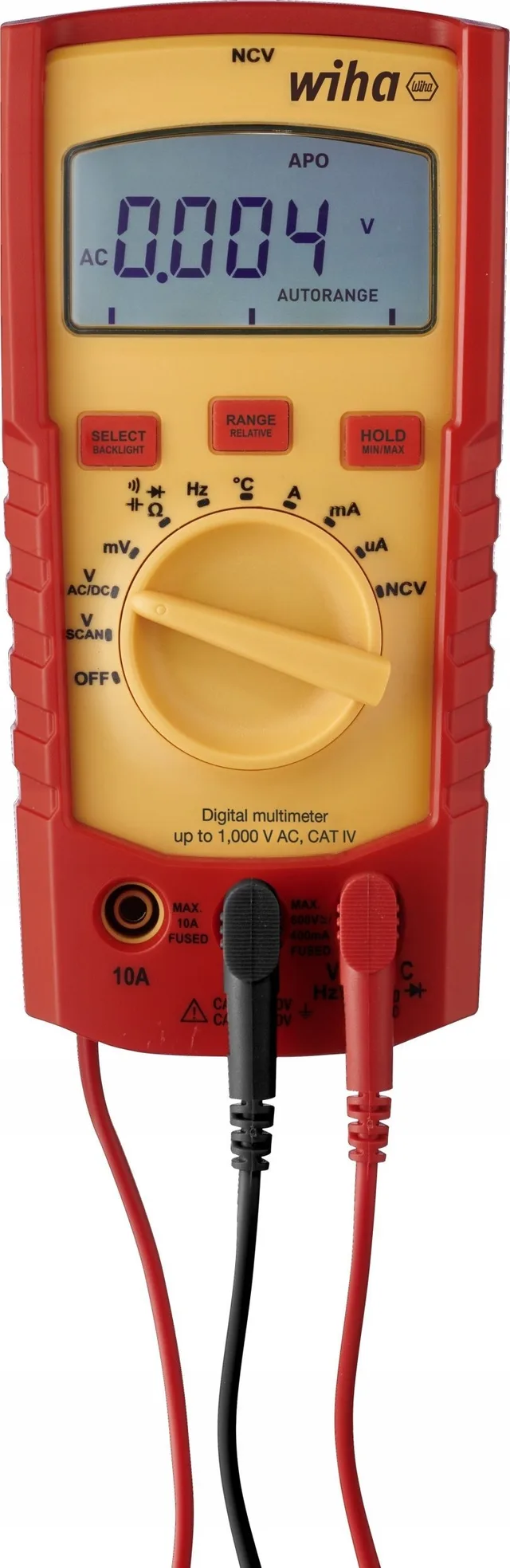 Wiha Digitalmultimeter bis 1000 V AC, CAT IV 45215