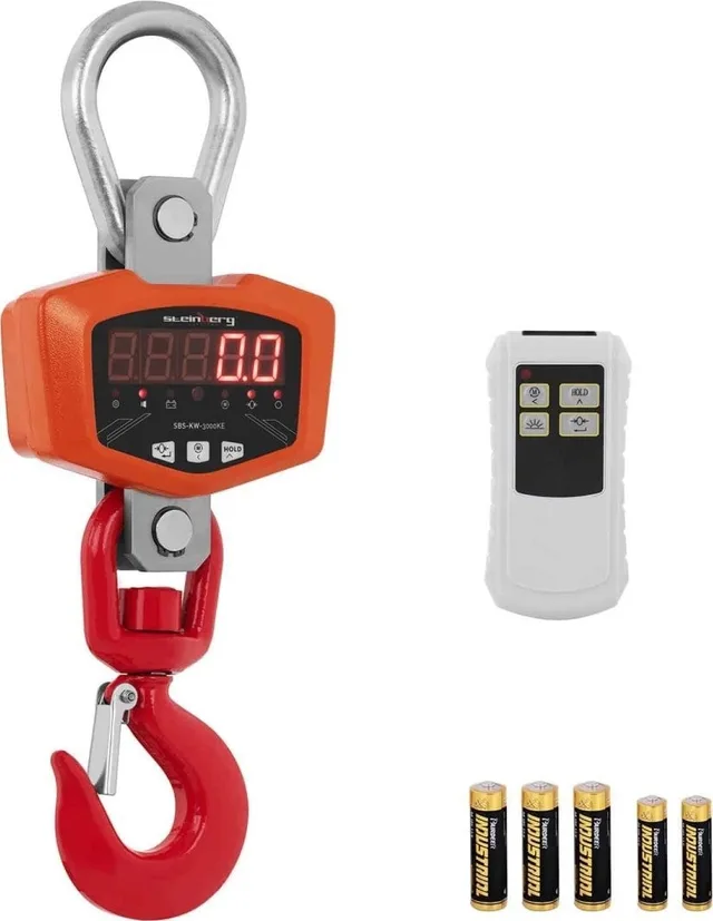 Steinberg Hängewaage mit Fernbedienung bis 3000 kg / 1 kg LED Hängewaage mit Fernbedienung bis 3000 kg / 1 kg LED