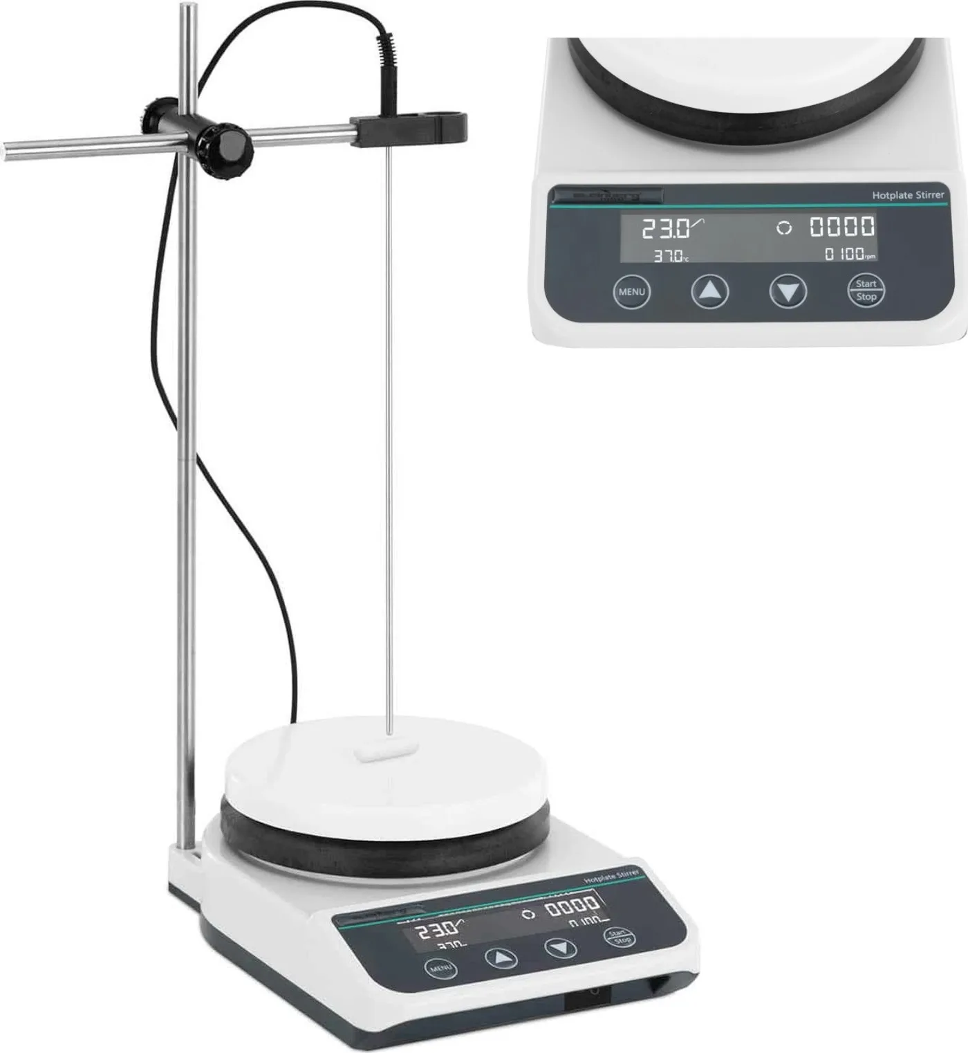 Steinberg Magnetrührer für das Labor mit Heizfunktion 0–260 °C, 50–1500 U/min Magnetrührer für das Labor mit
