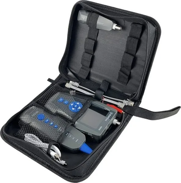 Professioneller Tester für Netzwerk- und Koaxialkabel mit TDR-Messung, PING-Test und PoE von ALANTEC