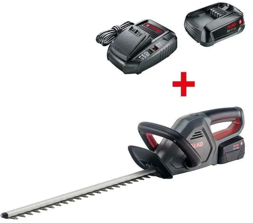 Akku-Heckenschere AL-KO HT 1845 P4A, 18 V, 2,5 Ah, 45 cm