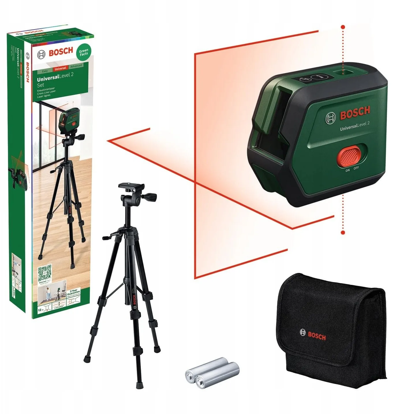 Bosch UniversalLevel 2 Kreuzlinienlaser