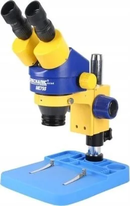 Stereomikroskop Triocular Mechanic MC75T B1 Minionek + LED-Beleuchtung