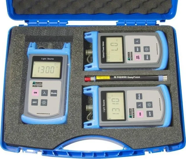 Kurth Kurth KE8083 Multi- und Singlemode-Messkoffer VFL