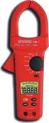 Benning Strommessgerät BENNING CM 7 mit Zangen und Zubehör