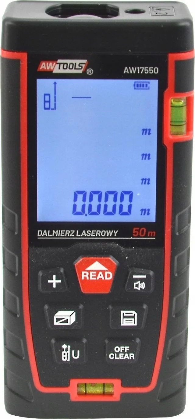 Laser-Entfernungsmesser AWTools AWTOOLS LASER-ENTFERNUNGSMESSER  50 m
