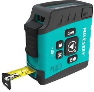 Laser-Entfernungsmesser. Laser-Entfernungsmesser 40 m + Maßband 5 m (LCD, USB, App)