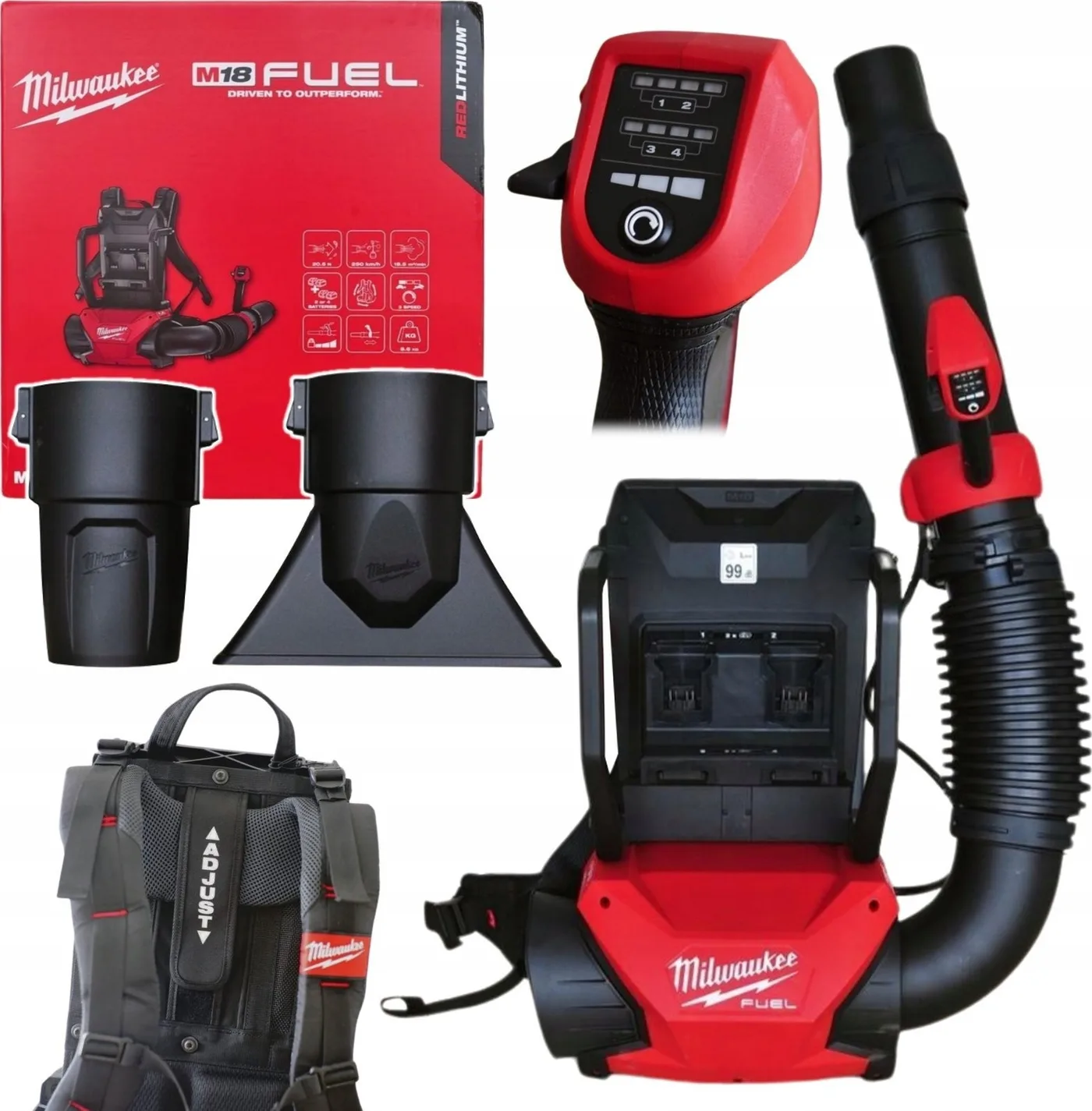 Milwaukee MILWAUKEE.BACKPACK BLOWER 4x18V M18F2BPB-0