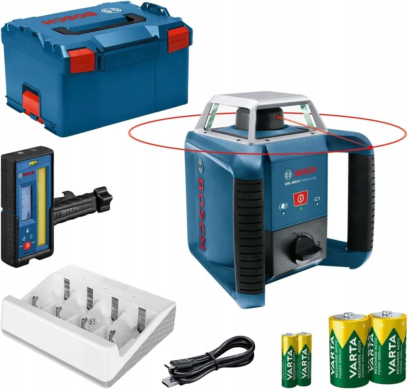 Bosch Professional Rotationslaser GRL 400 H, Reichweite 400 m, neu