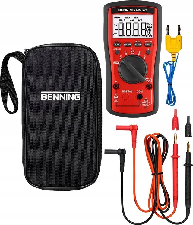 Benning Multimeter BENNING MM 2-3, digital, mit Zubehör