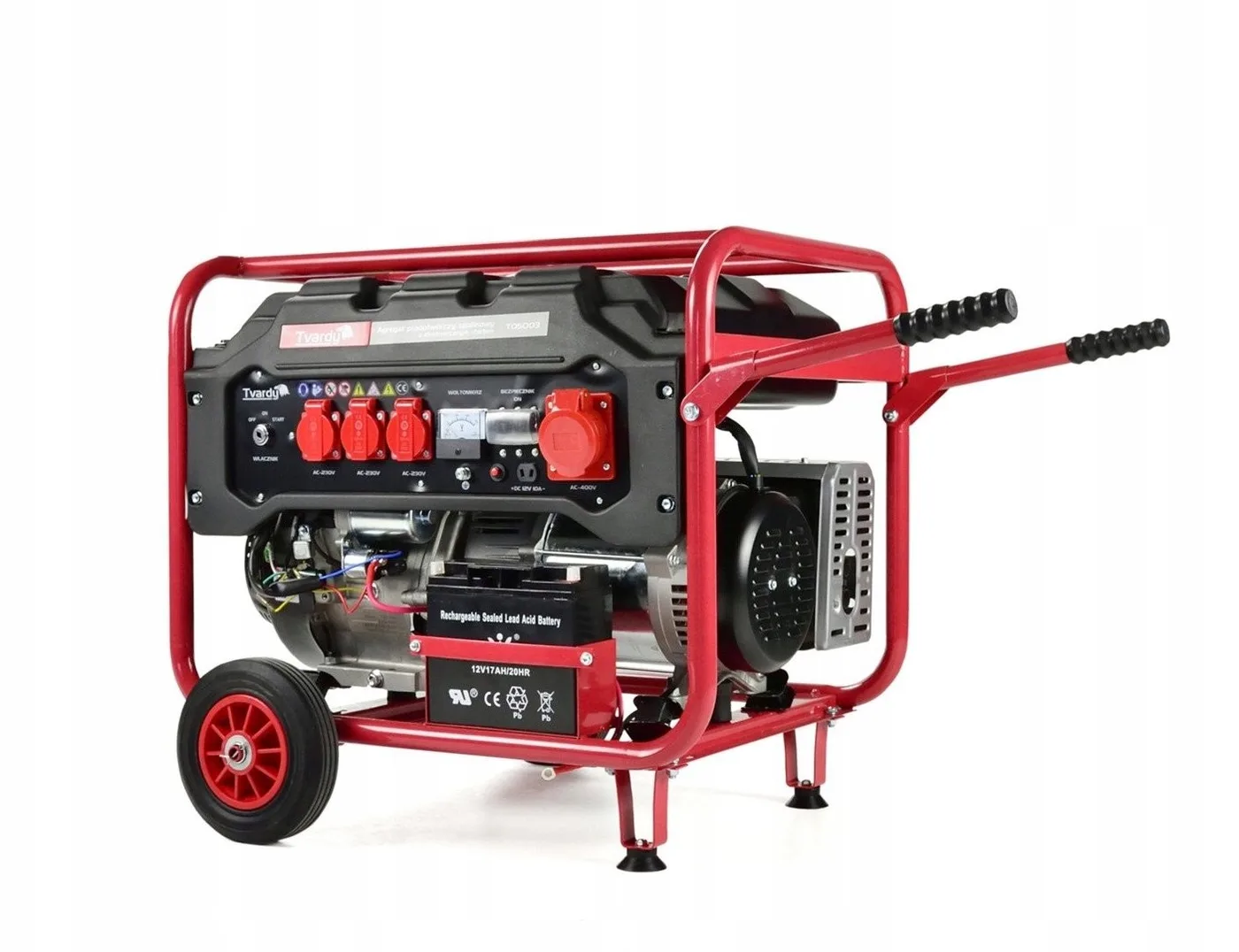 Benzin-Stromaggregat mit elektronischem Start, 15 PS, 6,6 kW (1)