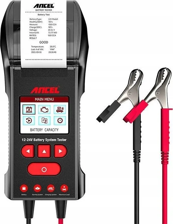 ANCEL Batterietester mit Drucker Ancel BST600