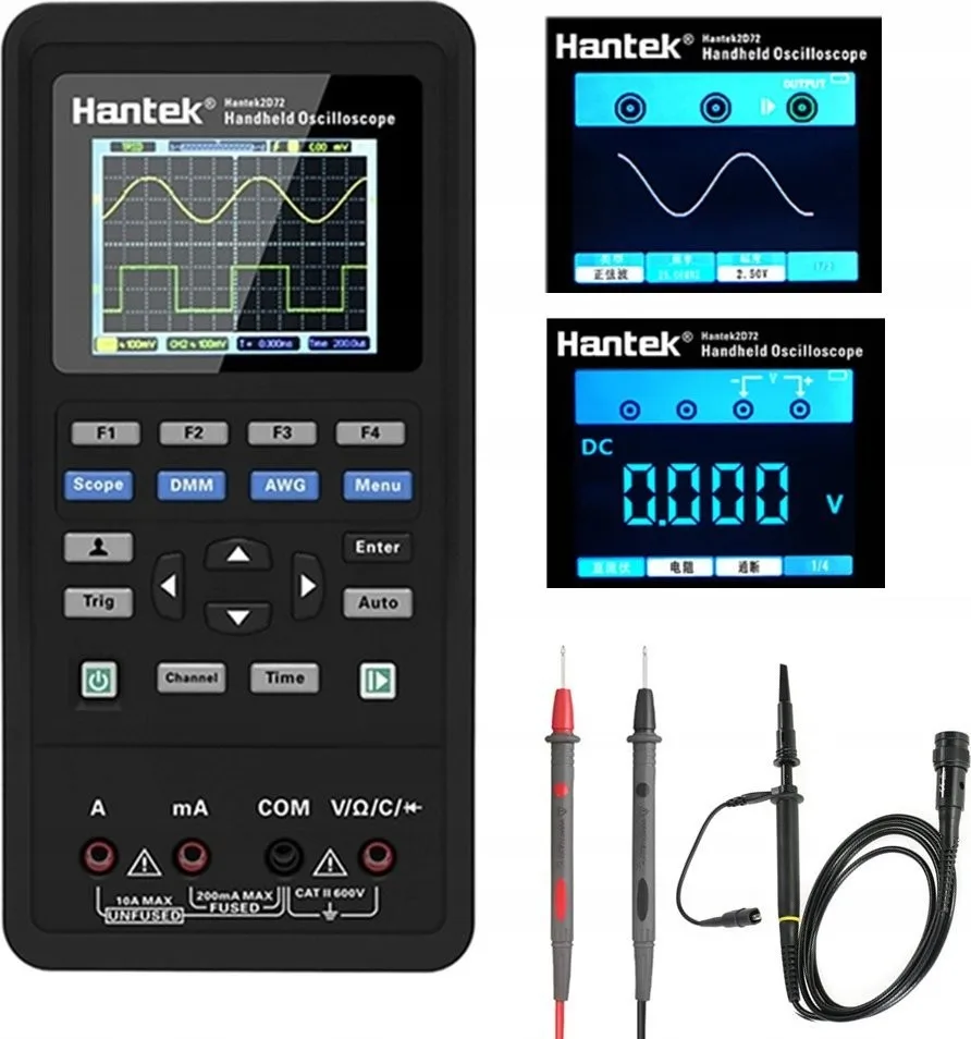 Hantek 2C42 Digitaloszilloskop 2x40 MHz + DMM