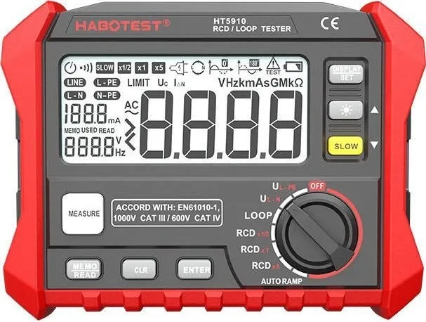 Habotest Erdungswiderstandsmessgerät Habotest HT5910