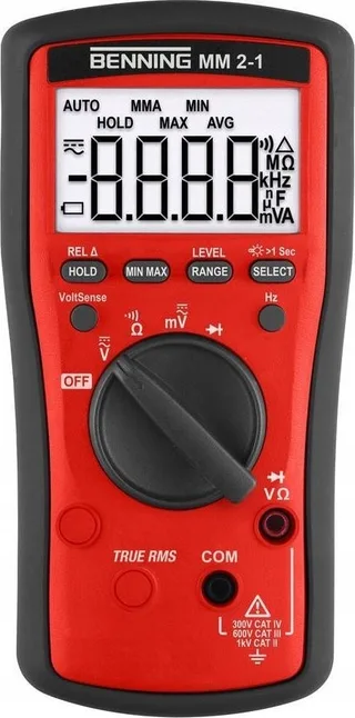 Benning Multimeter BENNING MM 2-1, digital, mit Zubehör