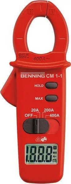 Benning Strommessgerät BENNING CM 1-1 mit Zangen und Zubehör
