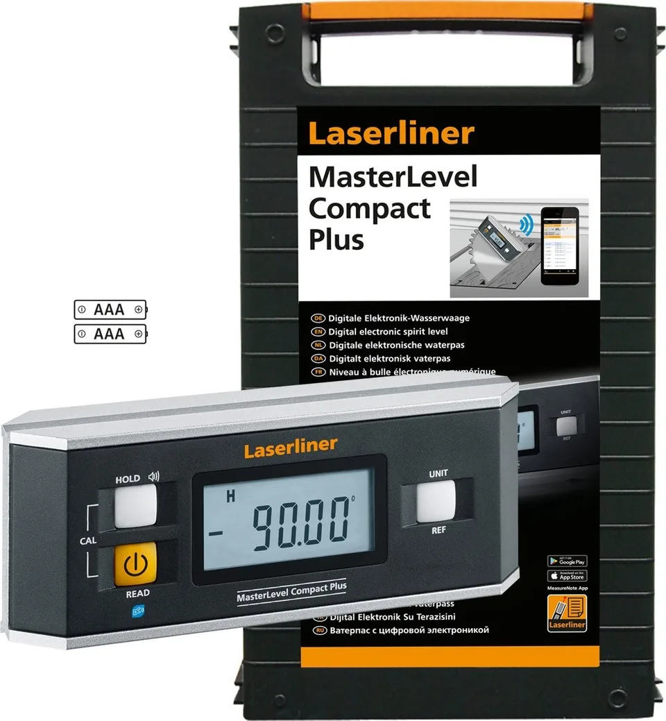 Laserliner Elektronische Wasserwaage MasterLevel Compact Plus Laserliner