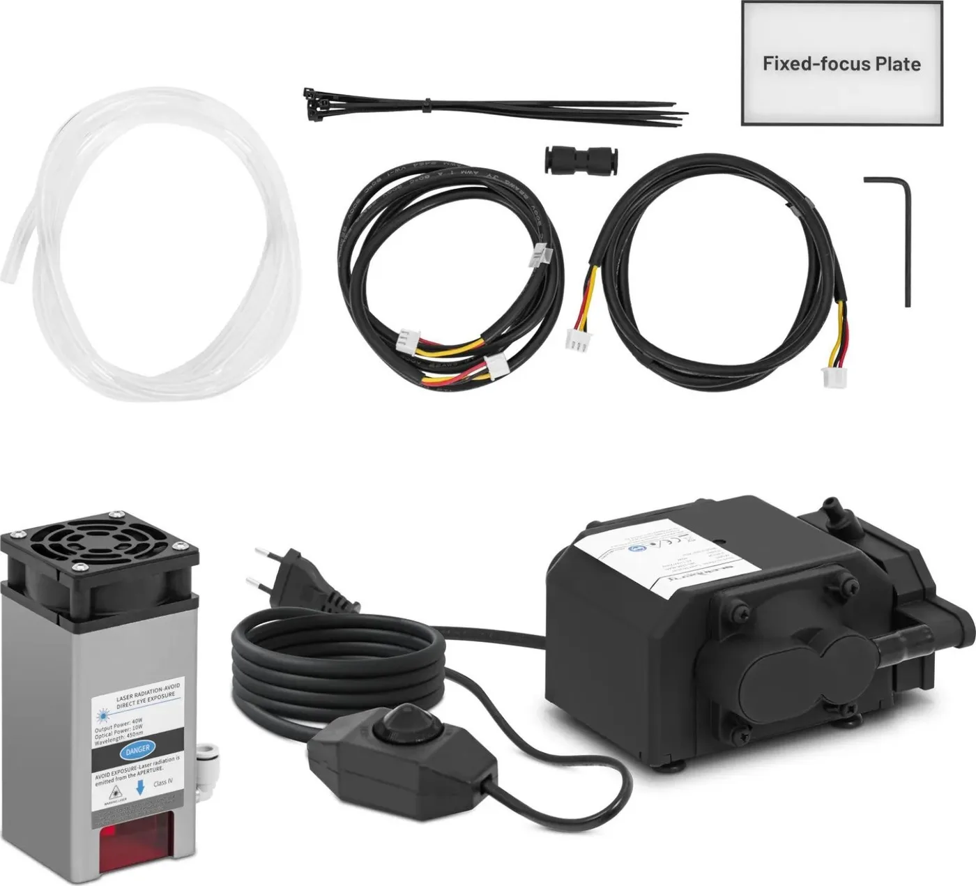 MSW Laserkopf zum Gravieren und Schneiden, 10 W, 27 l/min Laserkopf zum Gravieren und Schneiden, 10 W, 27 l/min