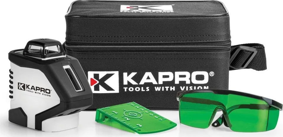 Shark Kapro Laser-Entfernungsmesser, grün, 360 Grad