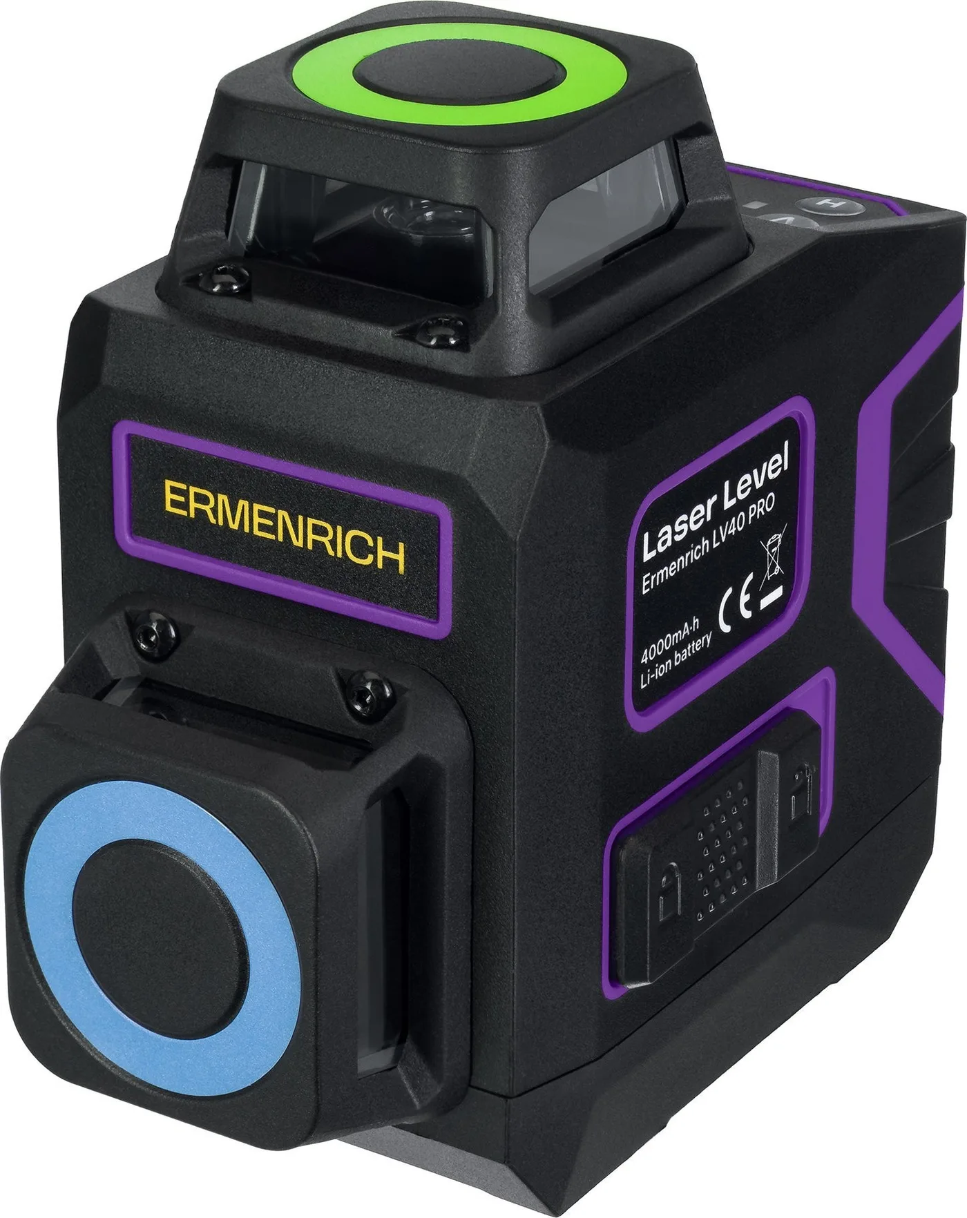 Ermenrich LV40 PRO Laser-Nivelliergerät, violett