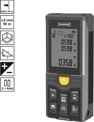 Laser-Entfernungsmesser DISTANCE MEASURE GRUNDER CJA70 70 m