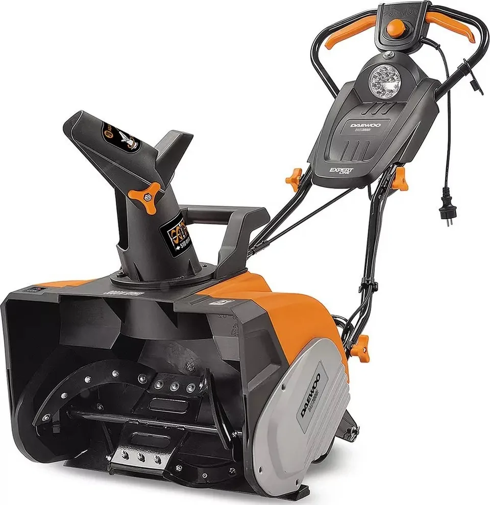 Daewoo DAEWOO DAST 3000E Elektrische Schneefräse Schneepflug Schneefräsen LED-Beleuchtung 2000 Watt
