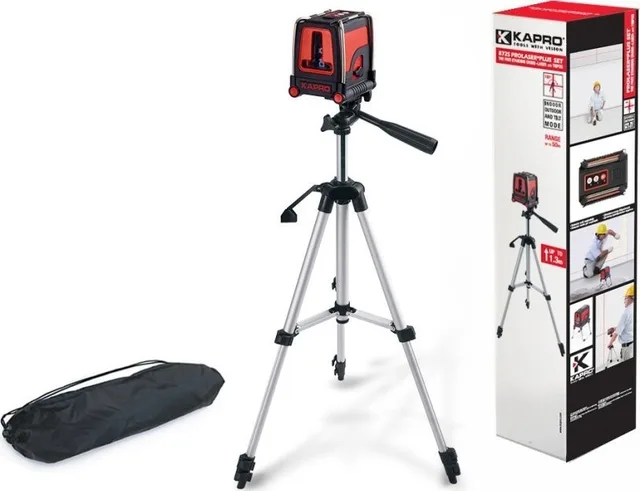 Stanley Stanley Laz. Material: „KAPRO“ PROLASER PLUS auf Stativ