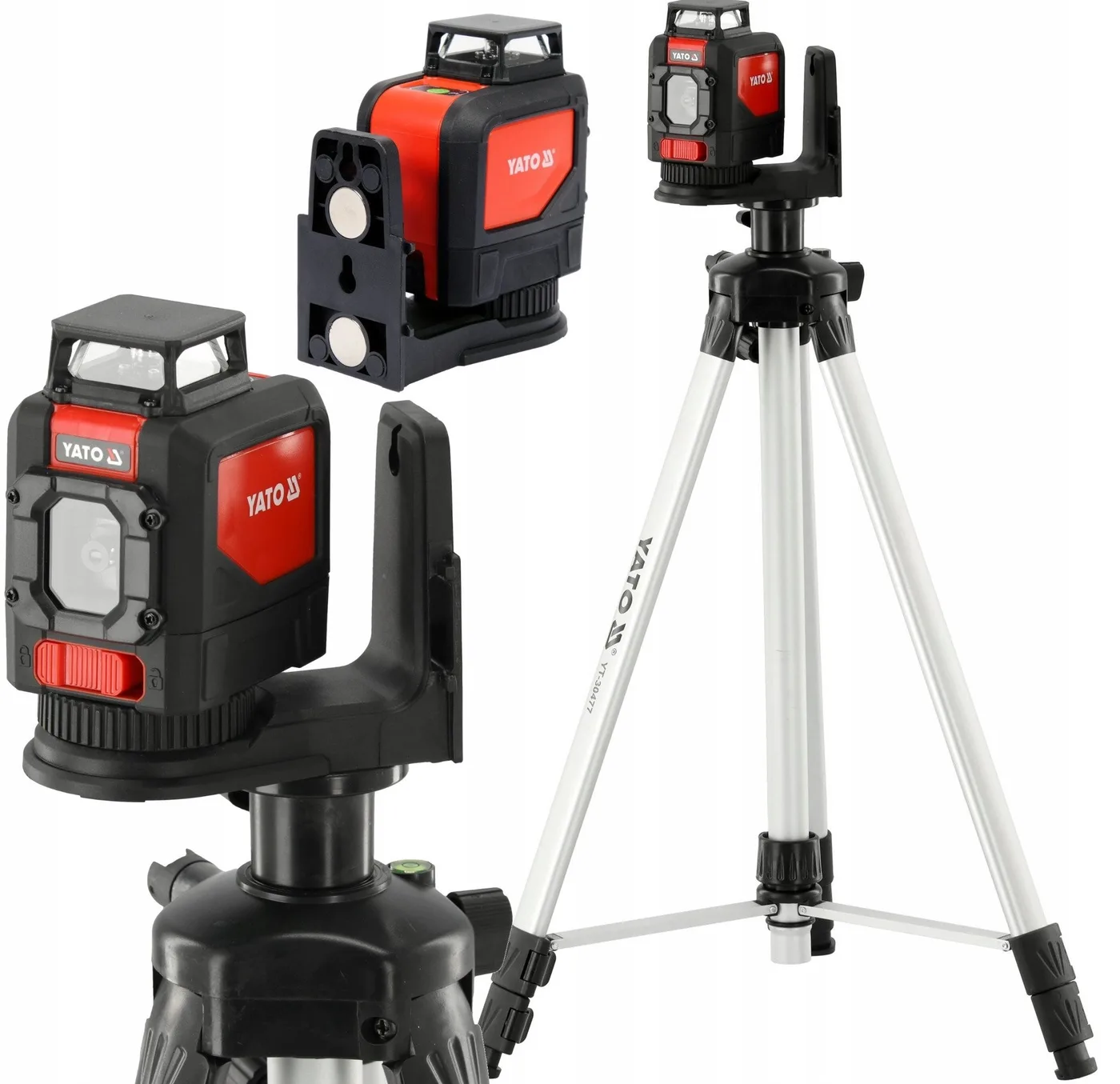 YATO GRÜNER LASER MIT 5 LINIEN, 360°, SET