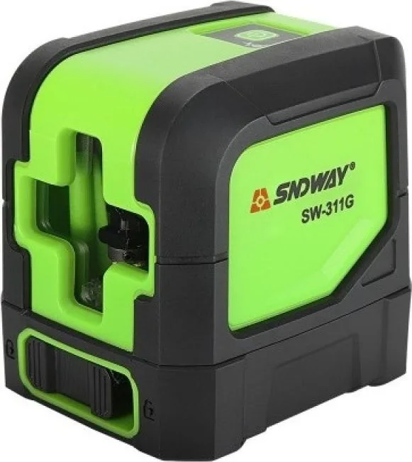 Sndway Sndway2 Laser-Kreuzlinien-Nivelliergerät bis 20 m, grüner Strahl