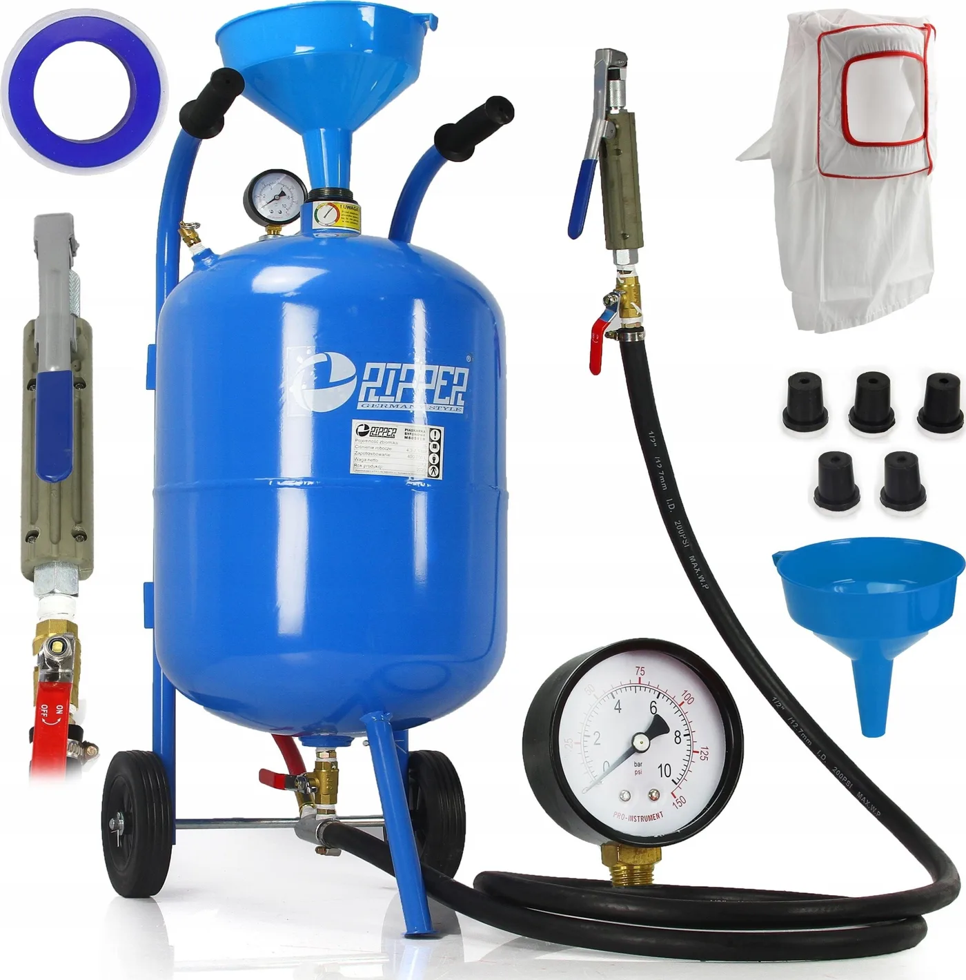 Fiskars 38-Liter-Siphon-Sandschaufel RIPPER /MAR-POL