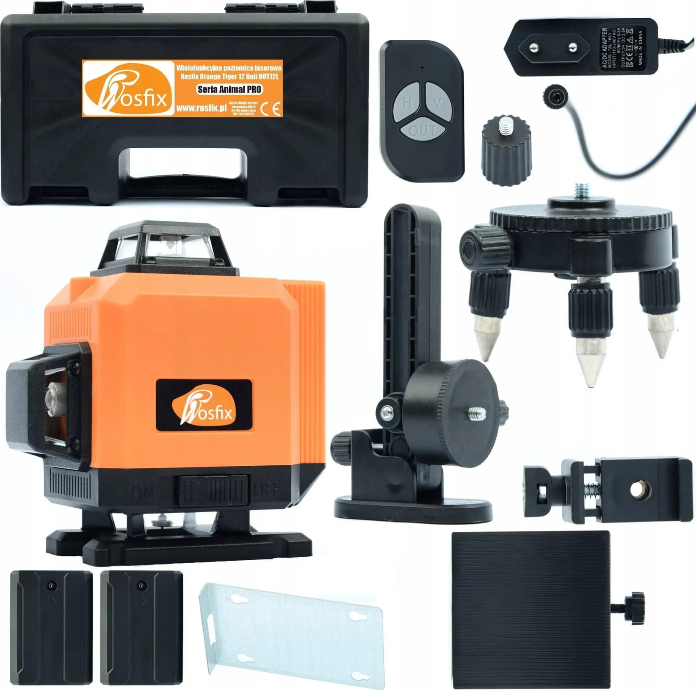Rosfix 360°-Laser-Wasserwaage ROSFIX ORANGE TIGER