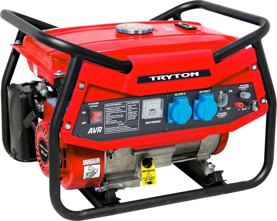 Tryton-Stromaggregat, 2000 W, AVR, 2×230 V, 12 V, CE